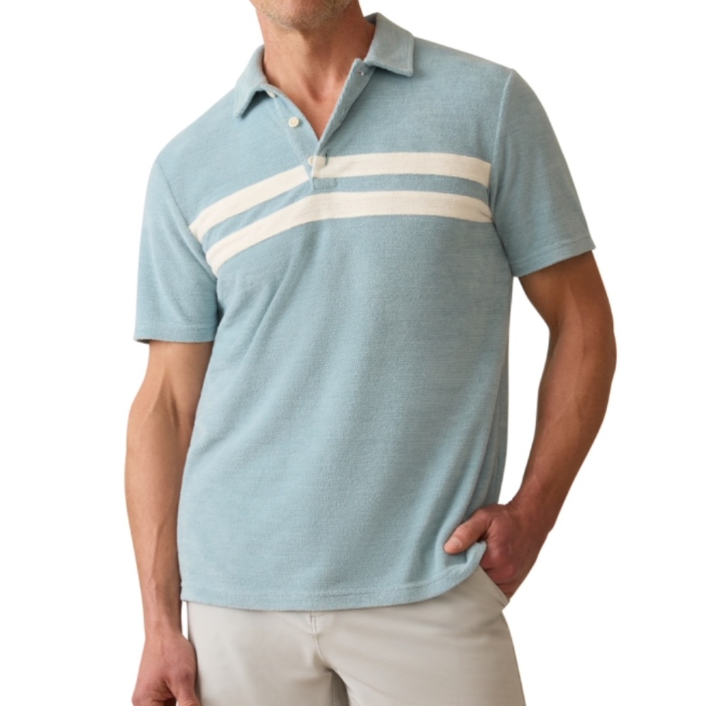 Cabana Towel Terry Surf Blue Polo